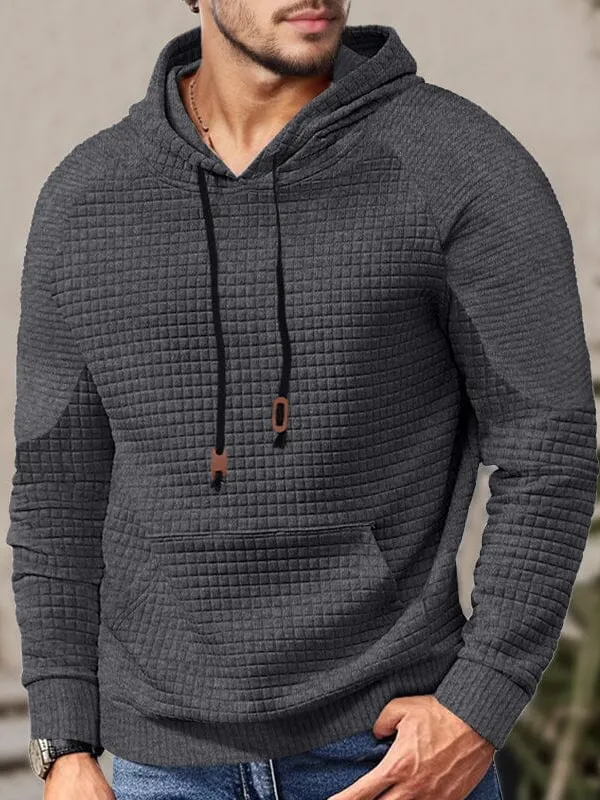 Comfy Relaxed Fit Waffle Hoodie