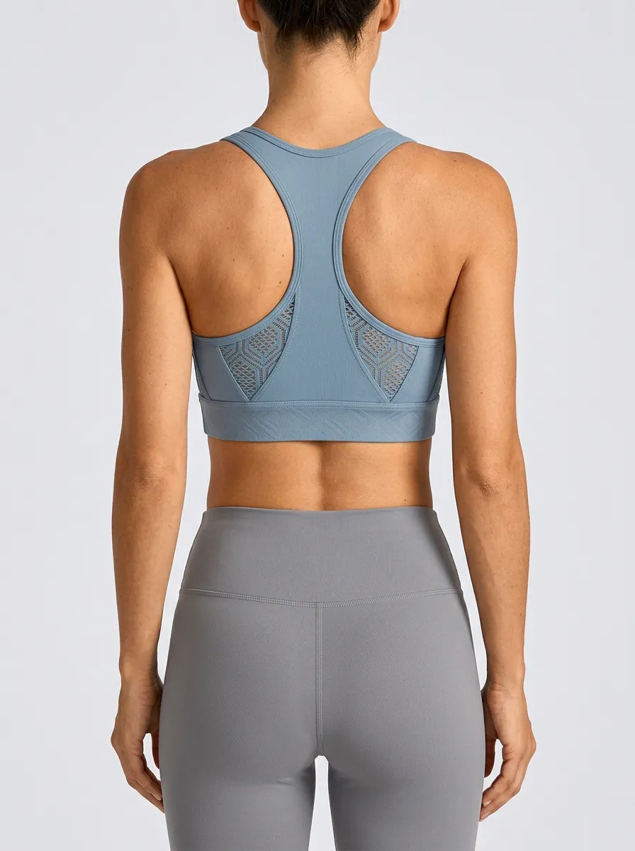 Modern Geometric Look Women's Sports Bra