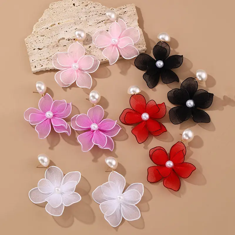 Floral Statement Earrings