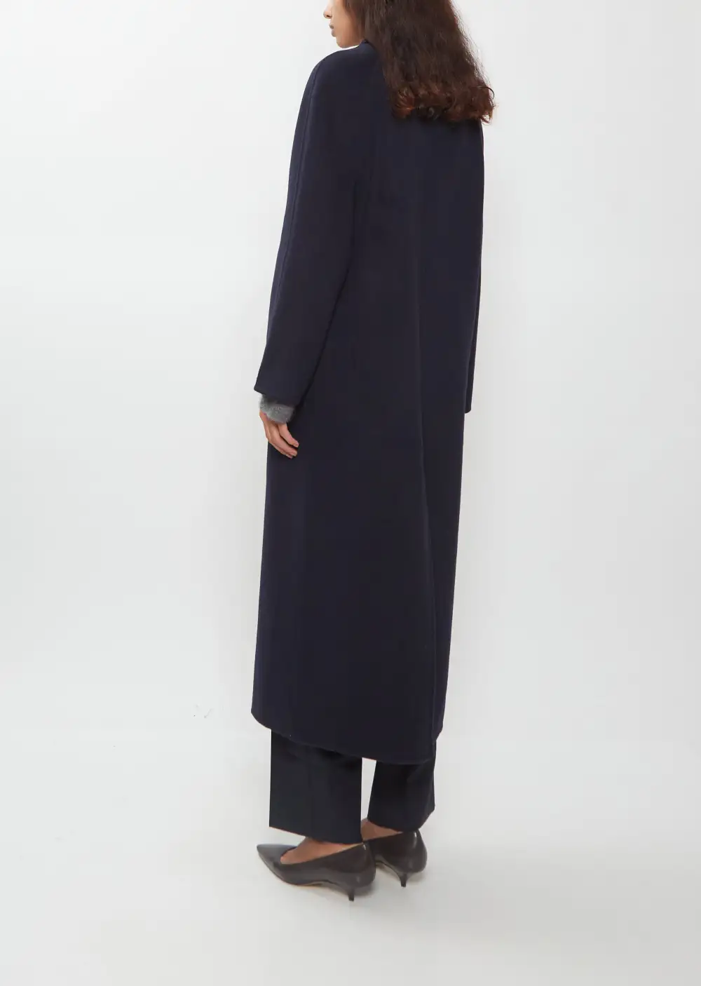 Women's Cashmere Notch Lapel Double Breasted Coat