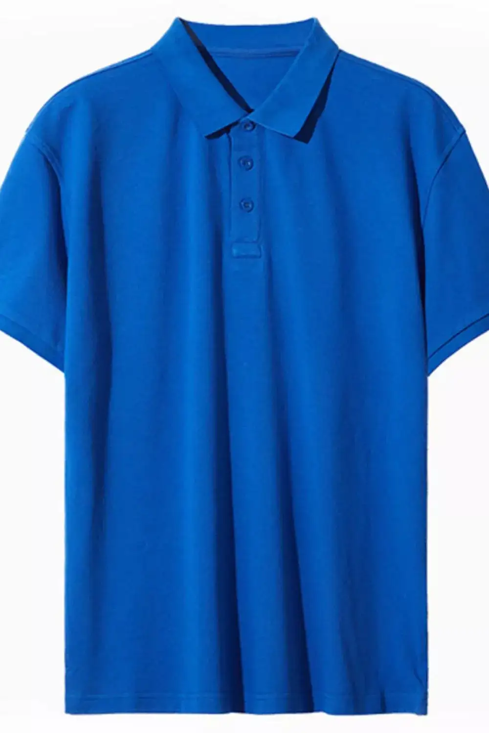 Button-Detail Polo Shirt