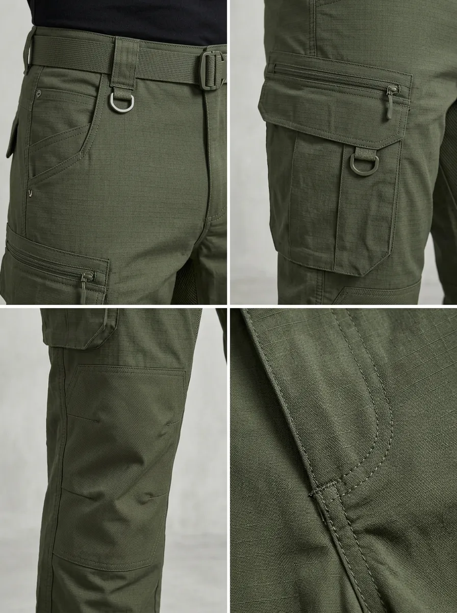 Men's Outdoor Military Army Green Tactical Cargo Pants