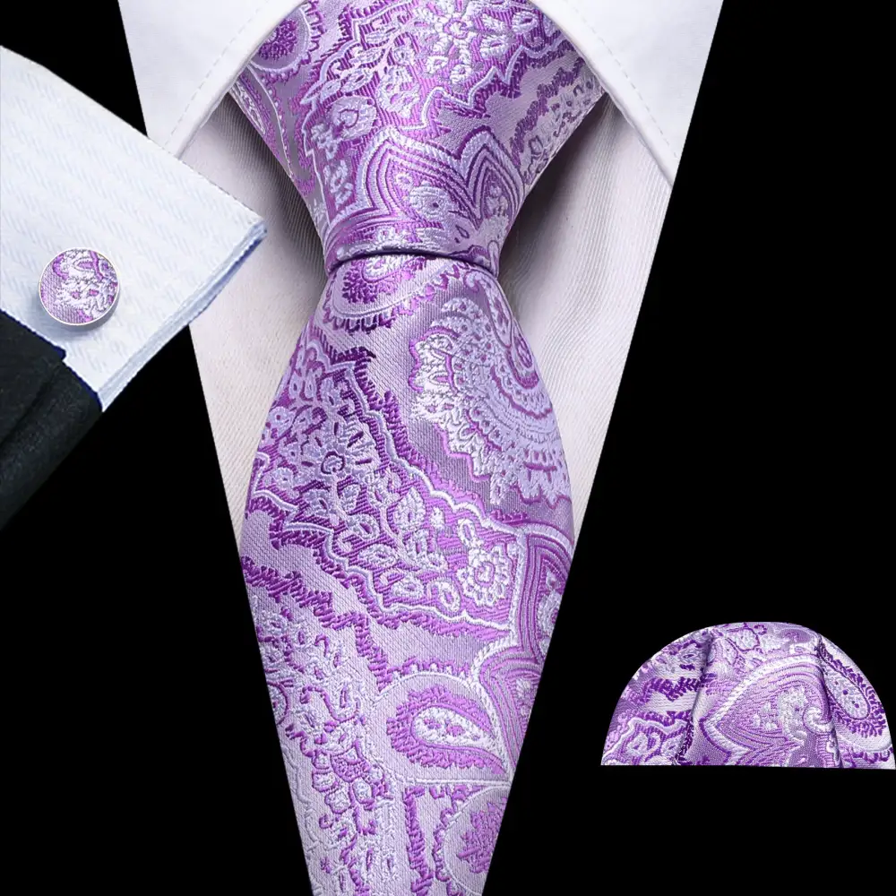 Smart Paisley Silk Necktie Set
