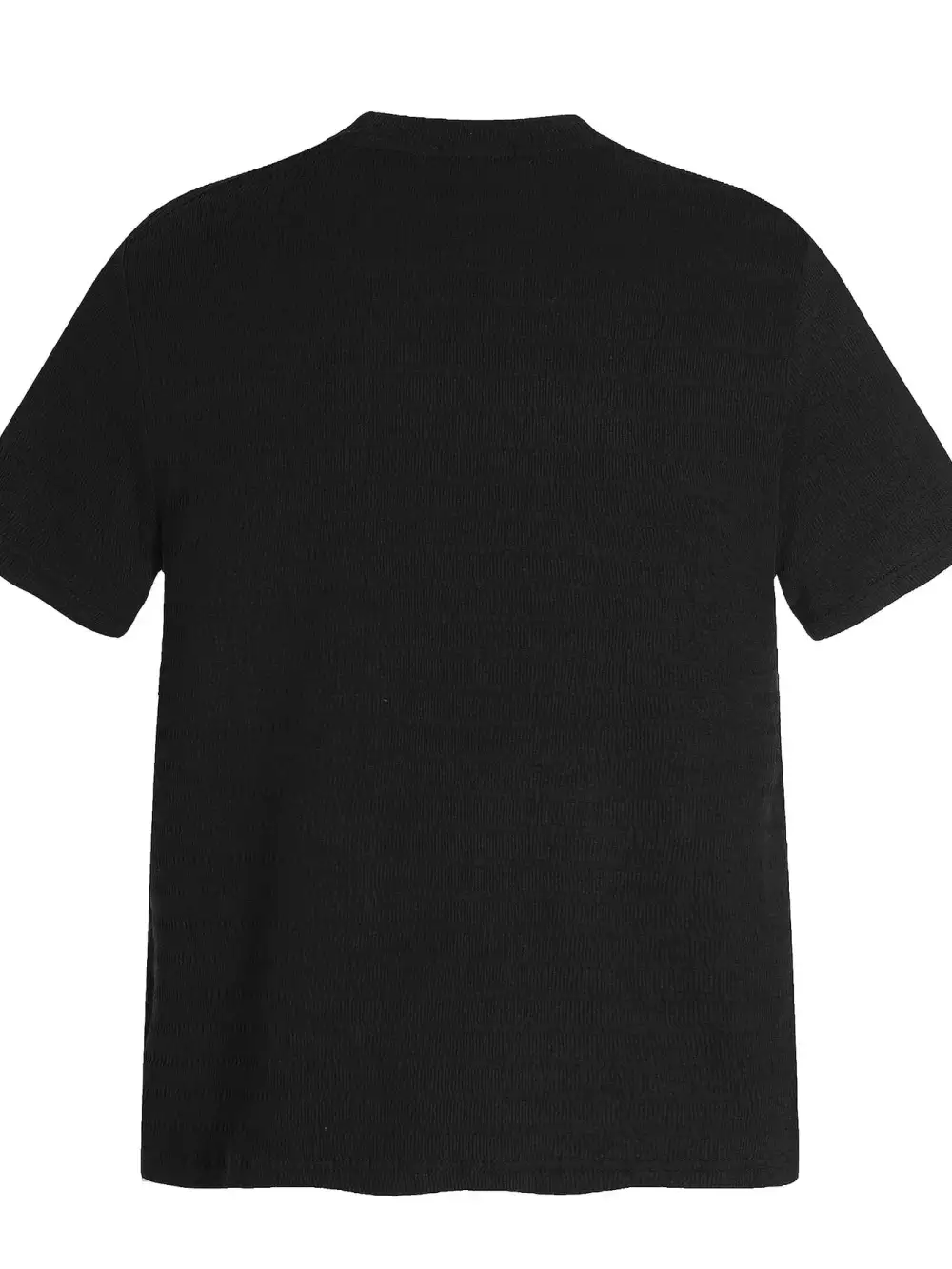 Pocket Detail Crew Neck Short Sleeve Tee