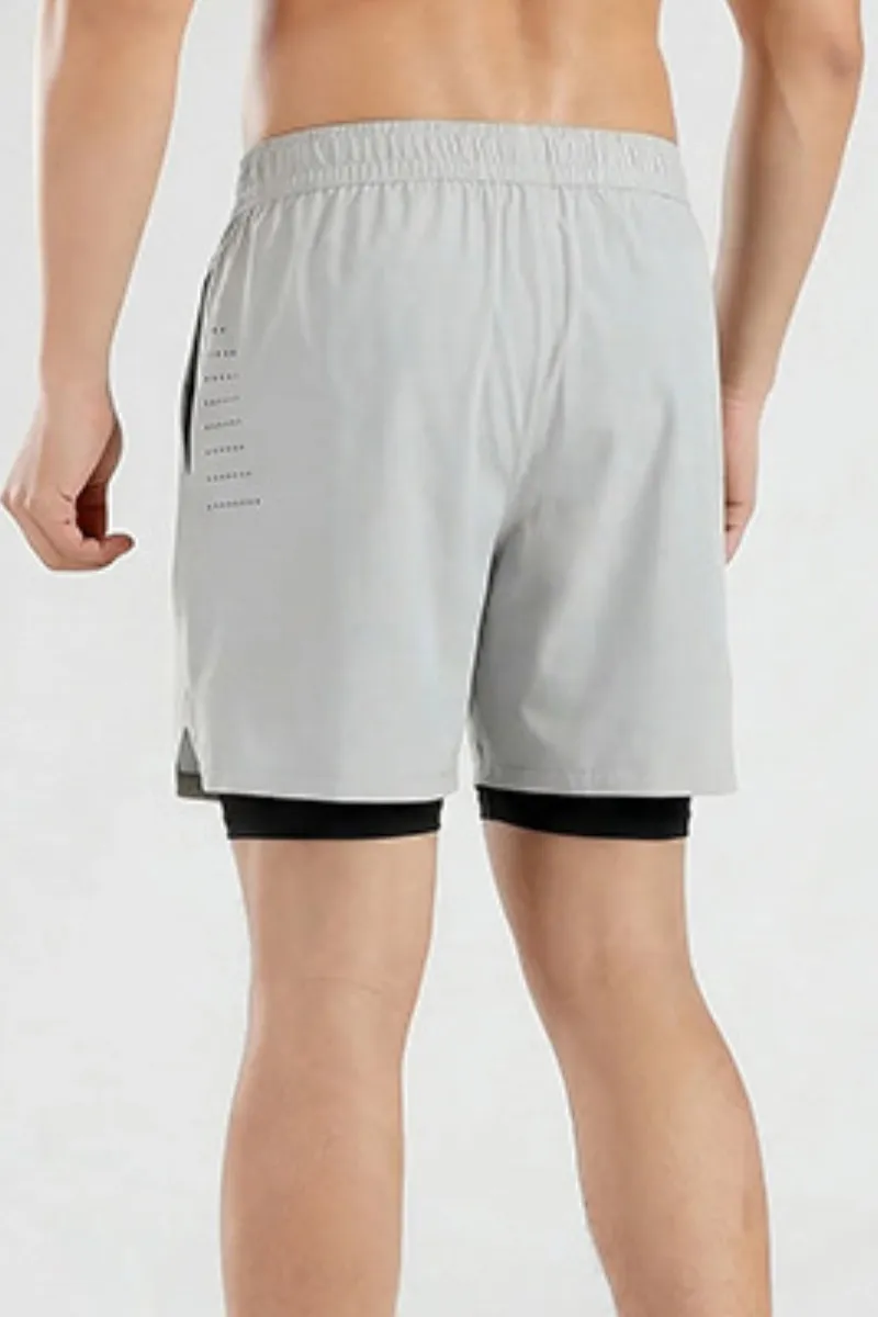 Quick Dry Breathable Drawstring Athletic Shorts