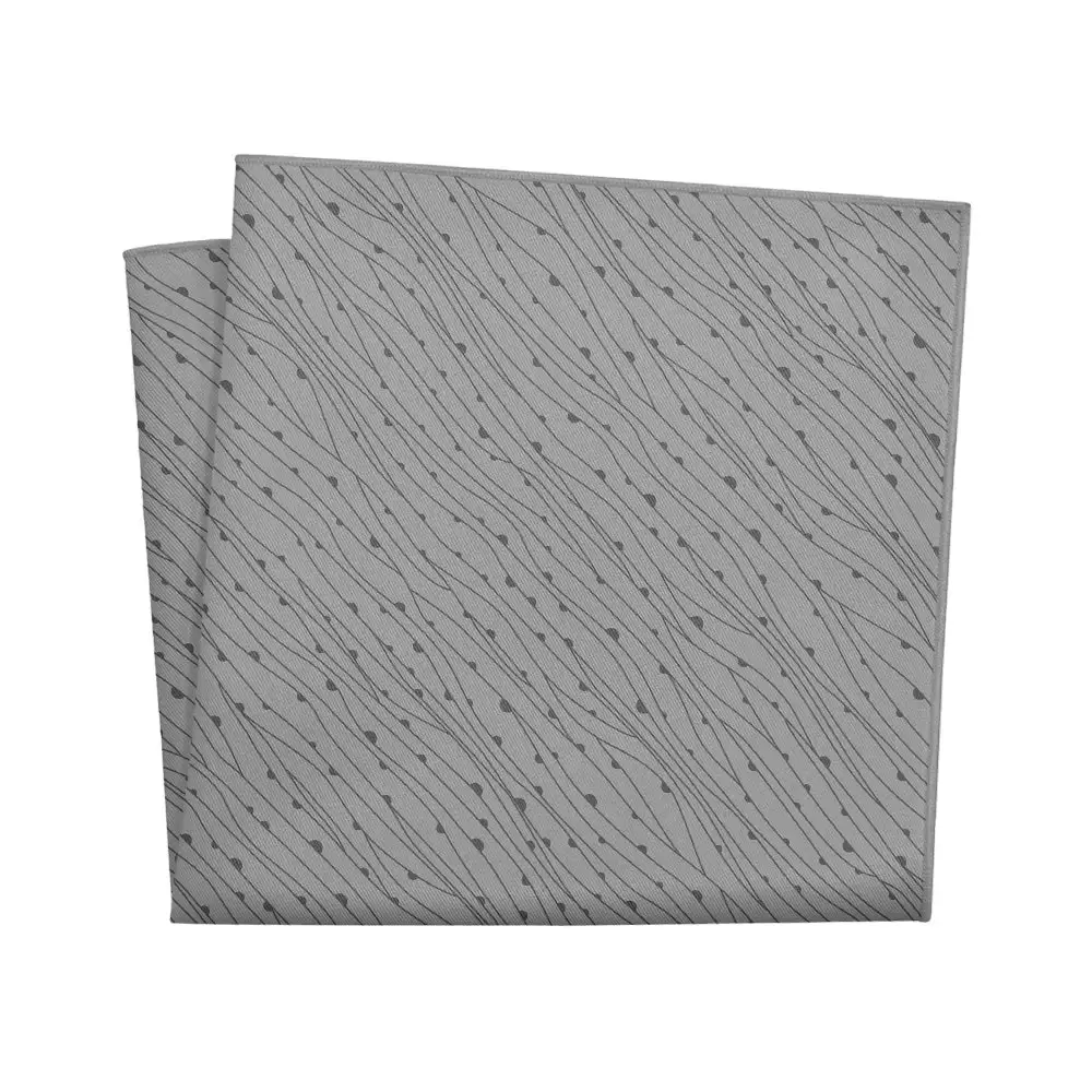 Distinctive Sleek Striped Nautical Pocket Square