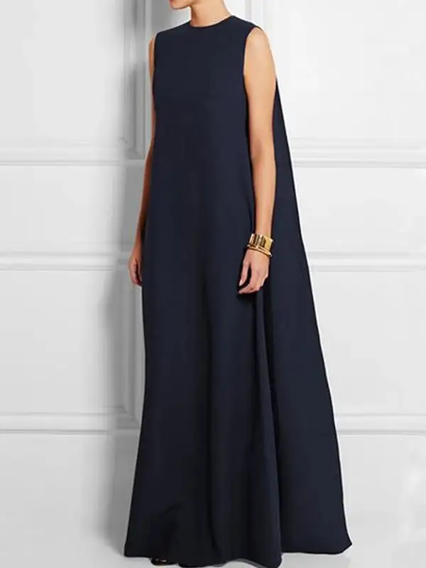 Loose Sleeveless Maxi Dress