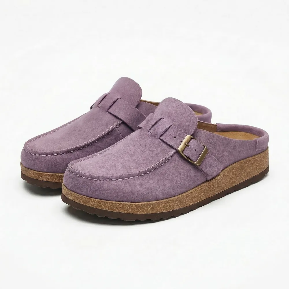  Casual Buckle Slip On Clogs Apparel