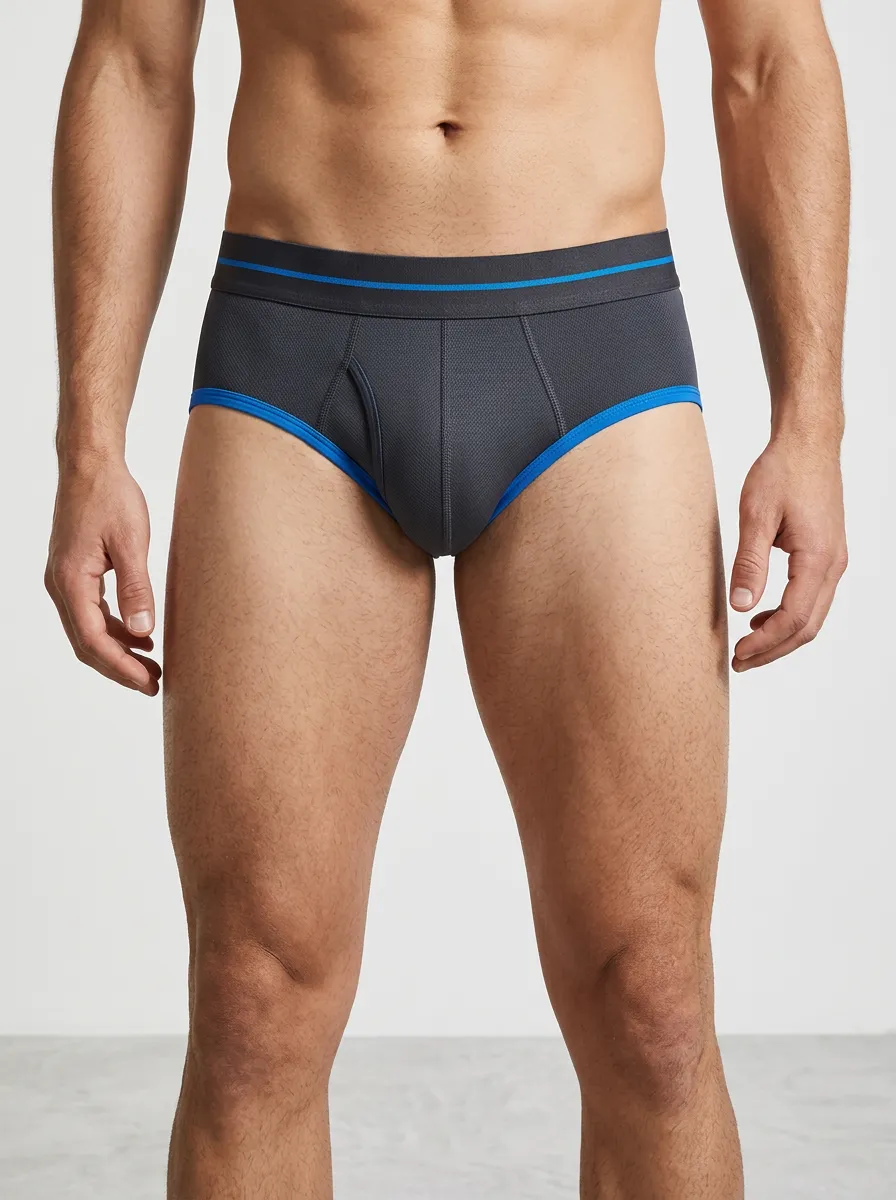 Men's Athletic Sport Trimmed Boxer Briefs
