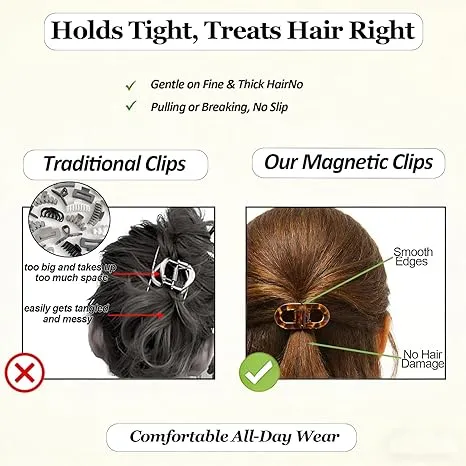 🔥2026 HOT SALE-39% OFF🔥Smart Magnetic Hair Clips - No-Slip Instant Clip Fashion Hair Accessories-8RH7