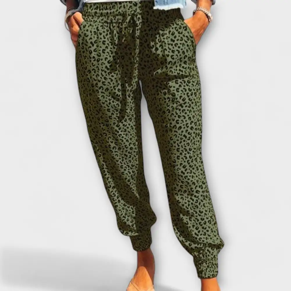 Leopard Print Everyday Trousers