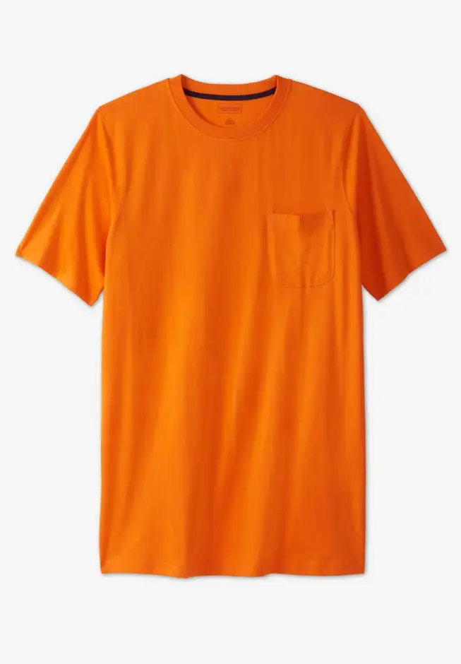 Heavyweight Longer-Length Pocket Crewneck T-Shirt