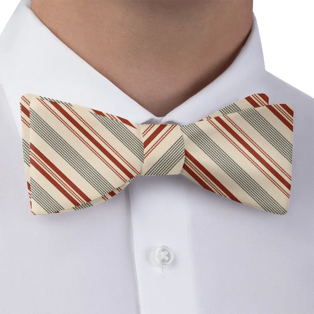 Desert Stripe Motif Bow Tie