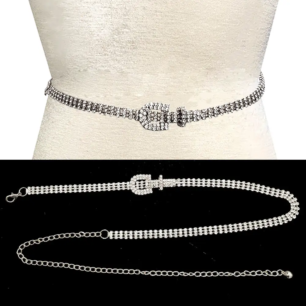 Chic Stone Accent Waist Belt