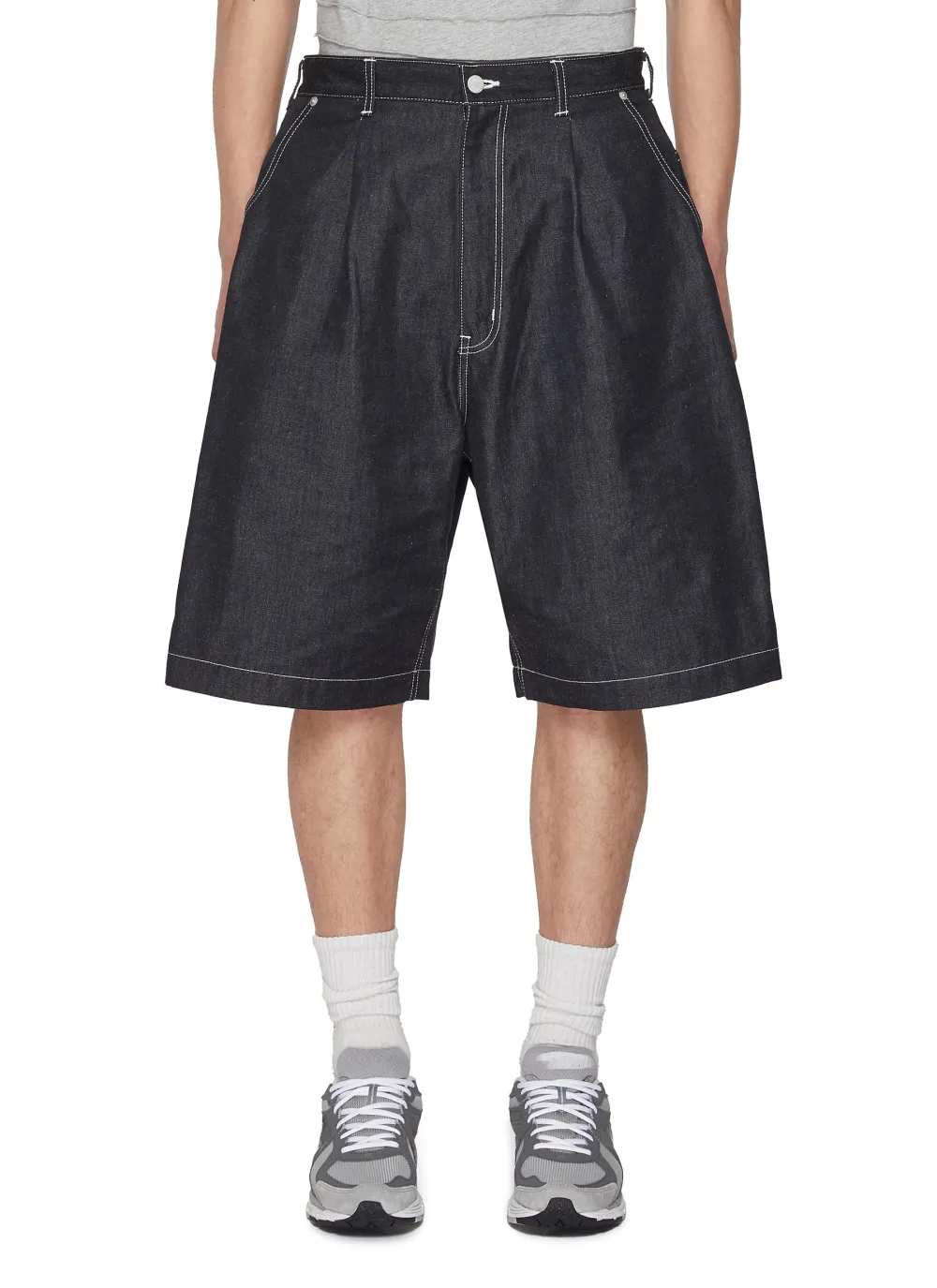 Casual Daily Breathable Dark Blue Shorts