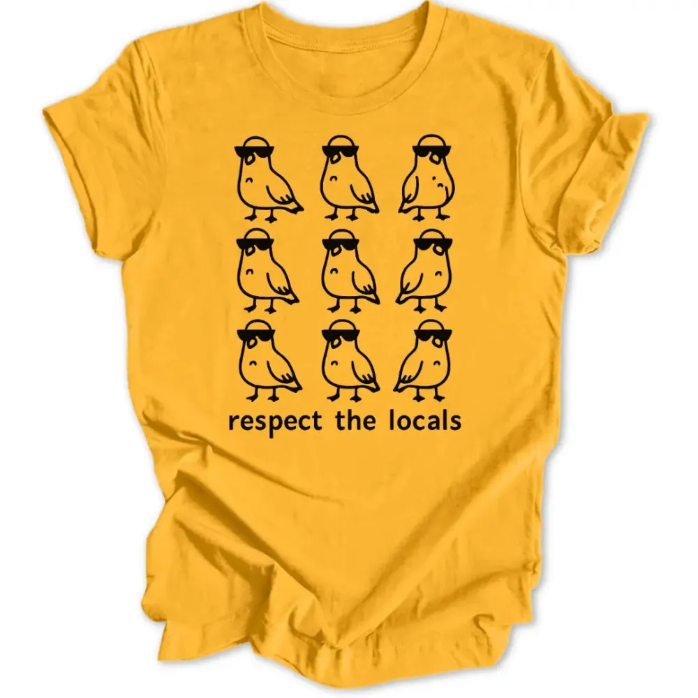 Respect Cool Pigeons Unisex T-Shirt