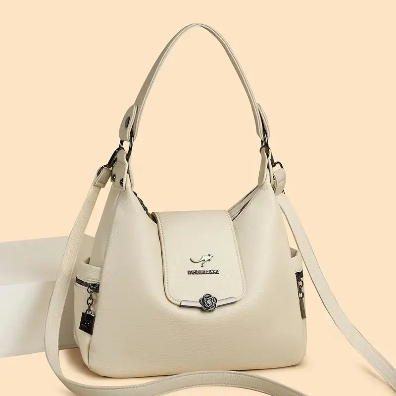 Modern Sophistication: High-Quality Designer Leather Shoulder Bag