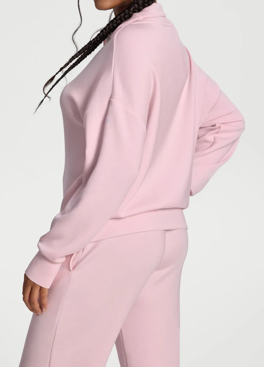 Soft Structured Half-Zip Pullover