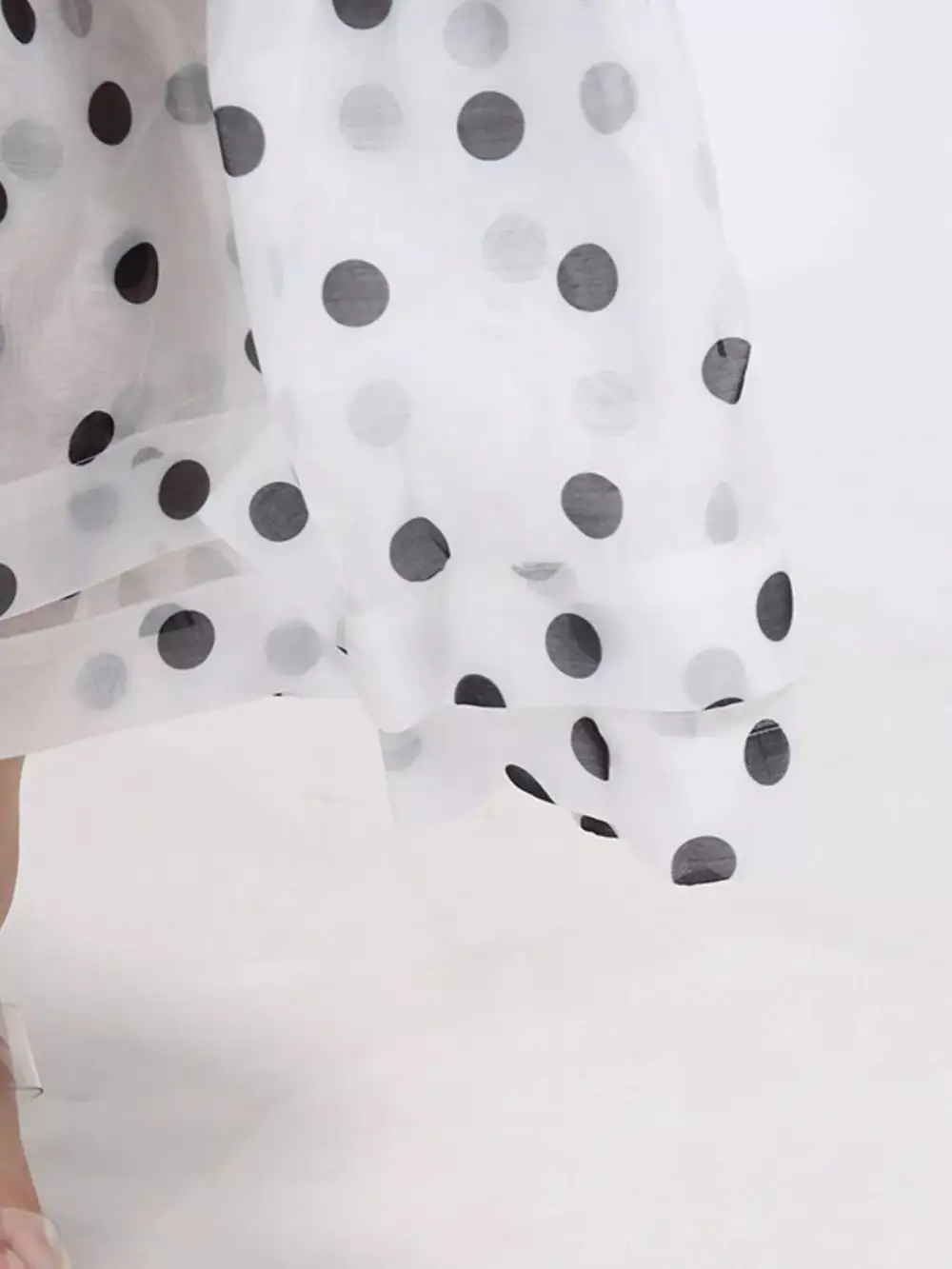 Button Front Puff Sleeve Coordinated Set