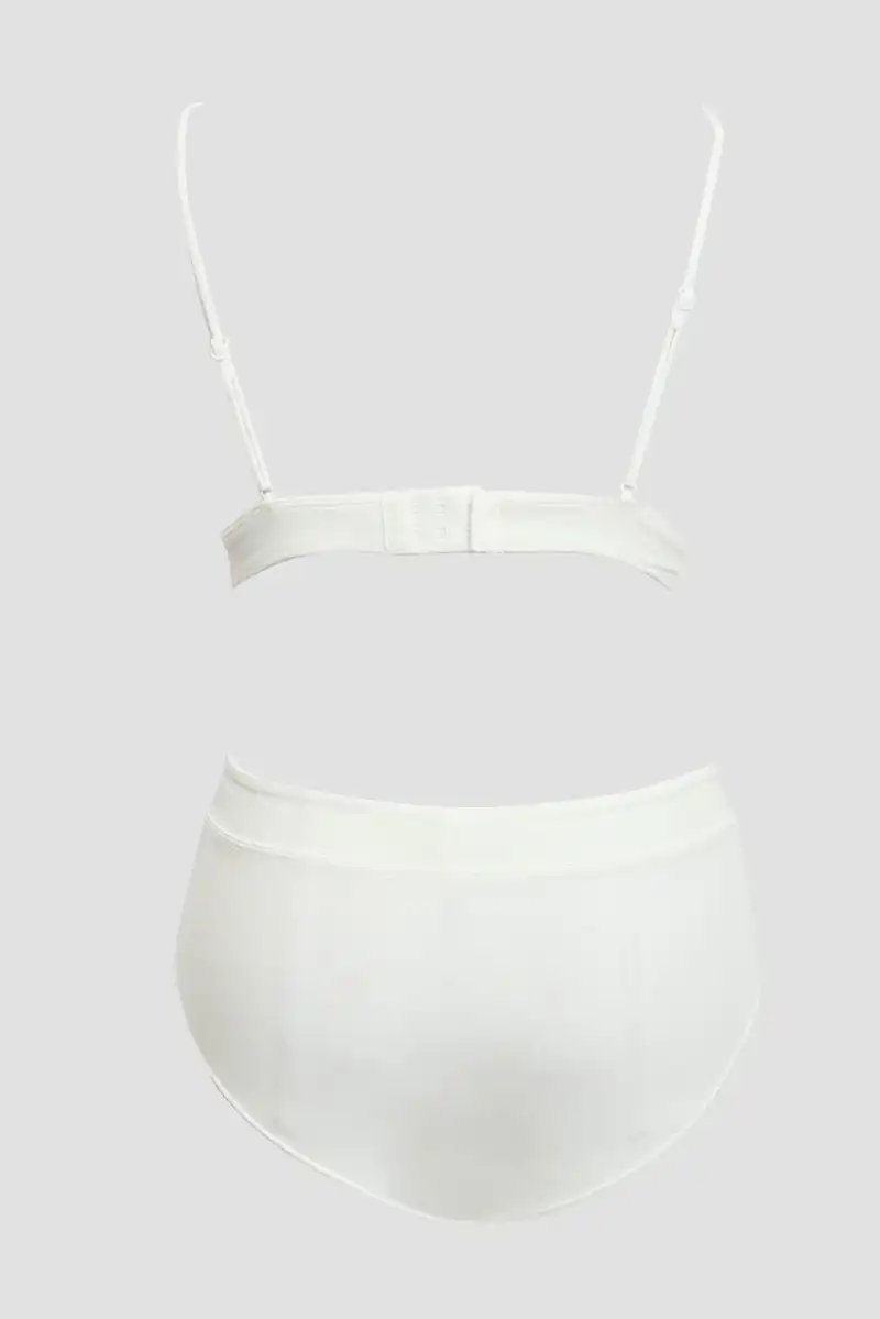 Delicate Triangle Bra And Briefs Lingerie Set