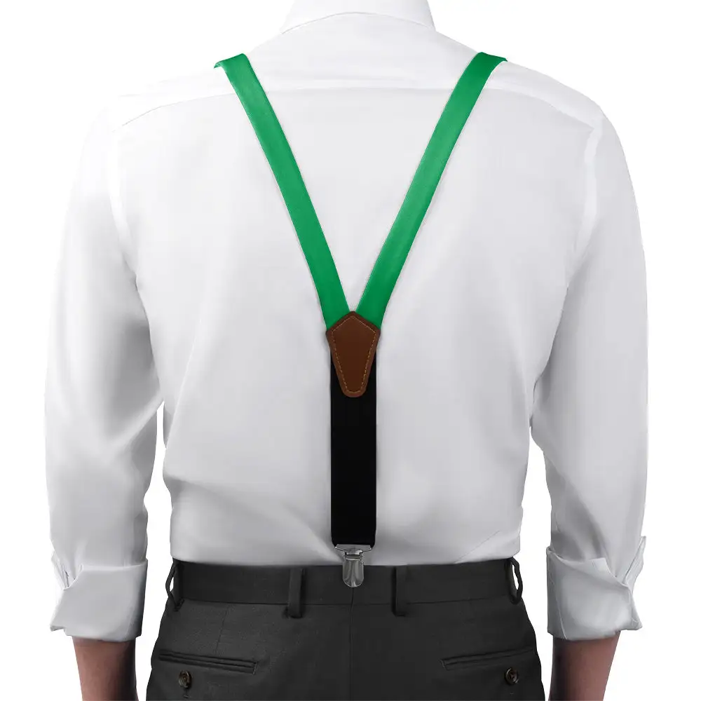 Classic Refined Solid Tone Suspenders
