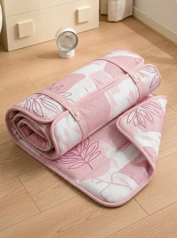 Summer Cooling Tropical Leaf Pattern Cooling Mat