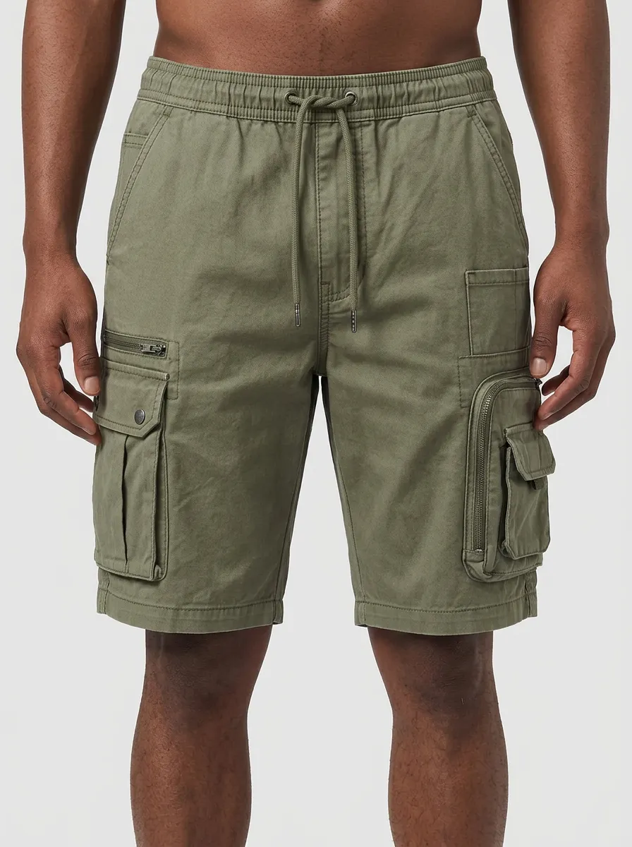 Men's Outdoor Multi-Pocket Cargo Shorts