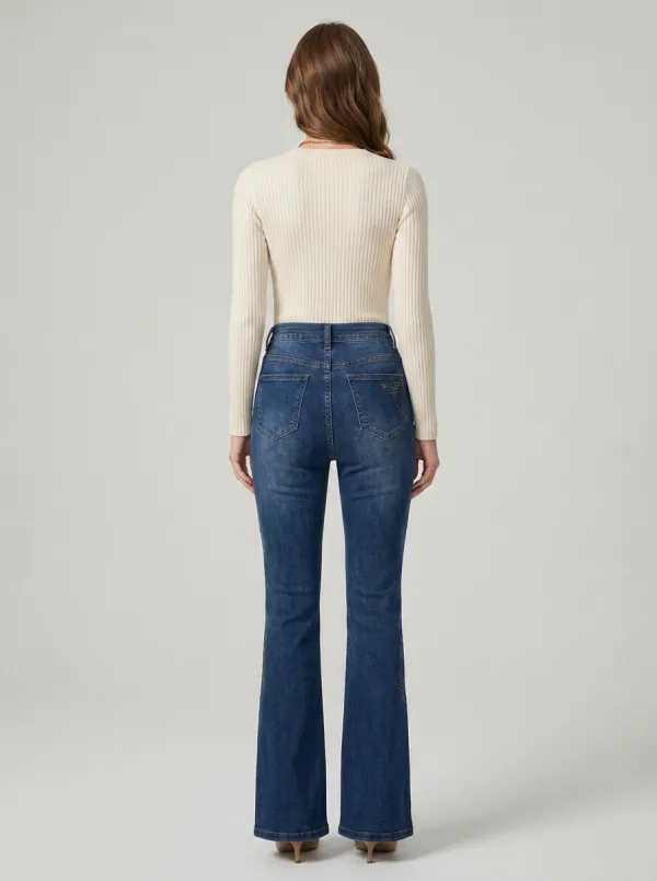 Women's High Waist Casual Denim Jeans