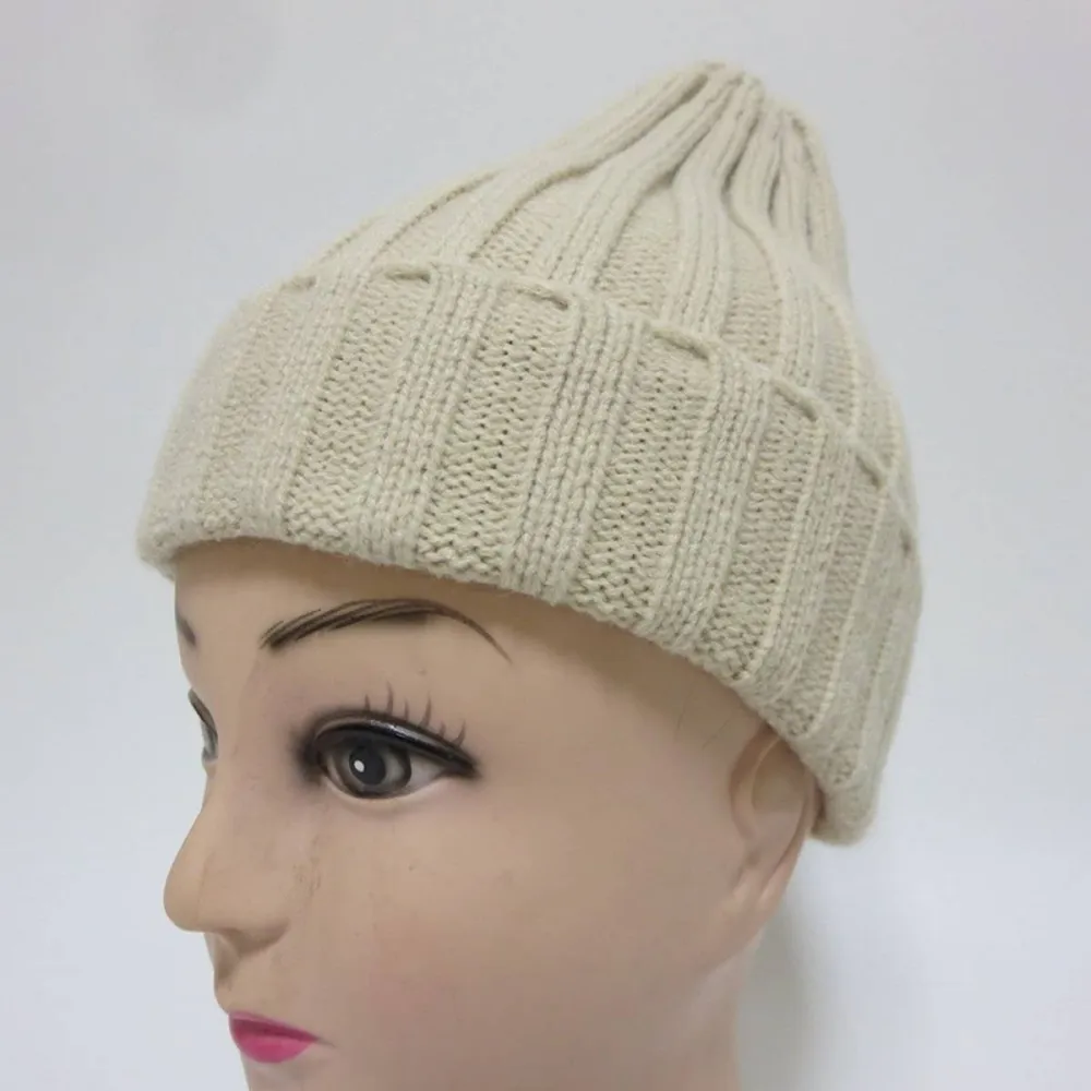 Wool Felt Knit Beanie