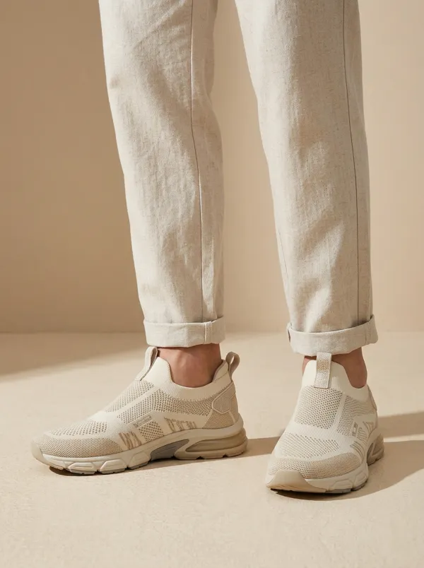 Unisex Minimalist Geometric Pattern Print Sneakers