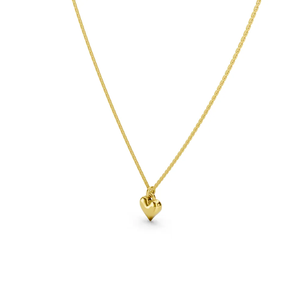 Heart Solid Necklace