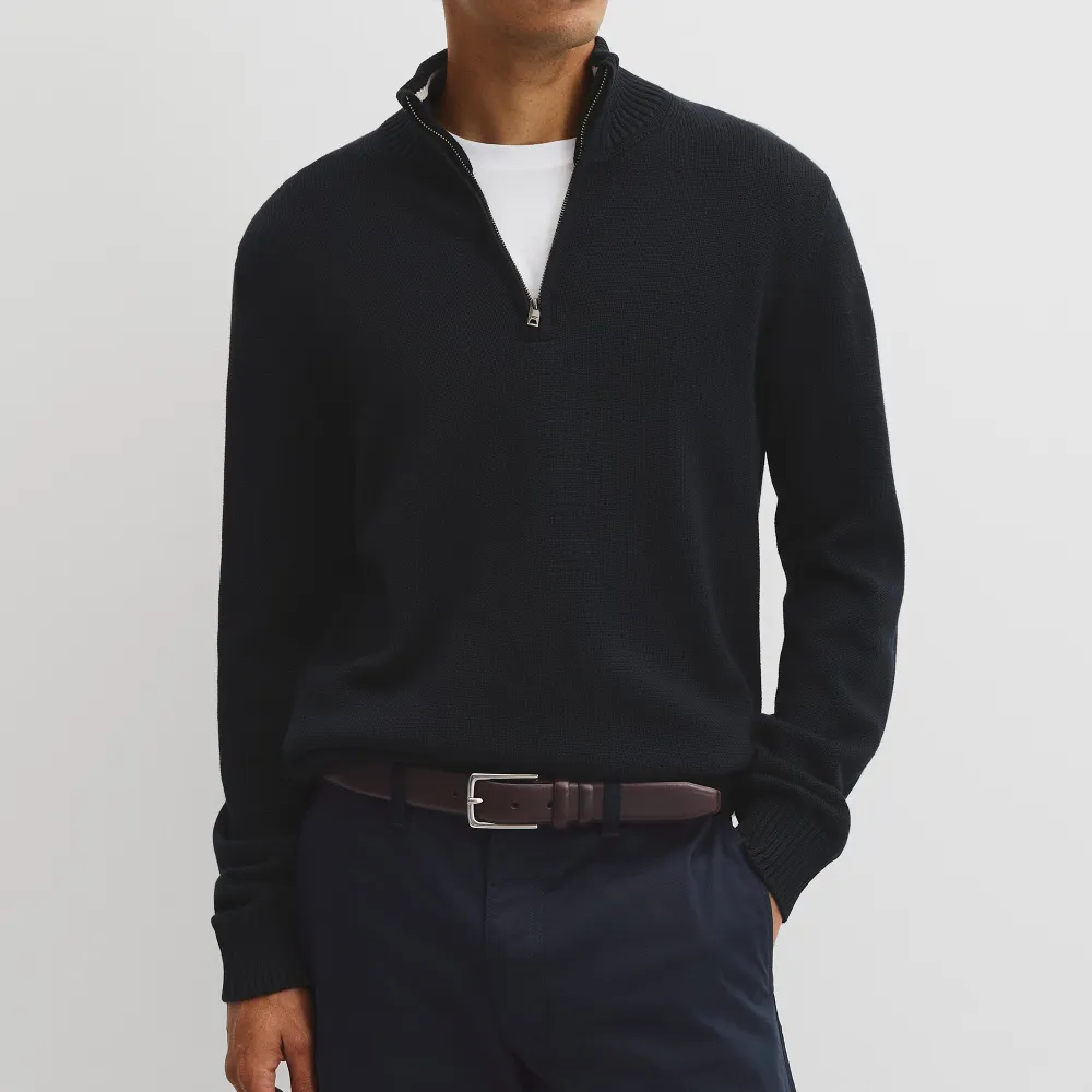 Men's Classic Half Zip Sweater