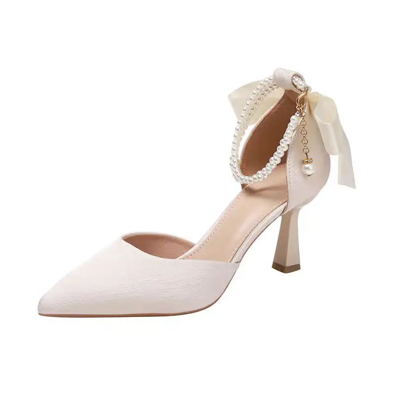Bow Detail Pointed Toe Sandals