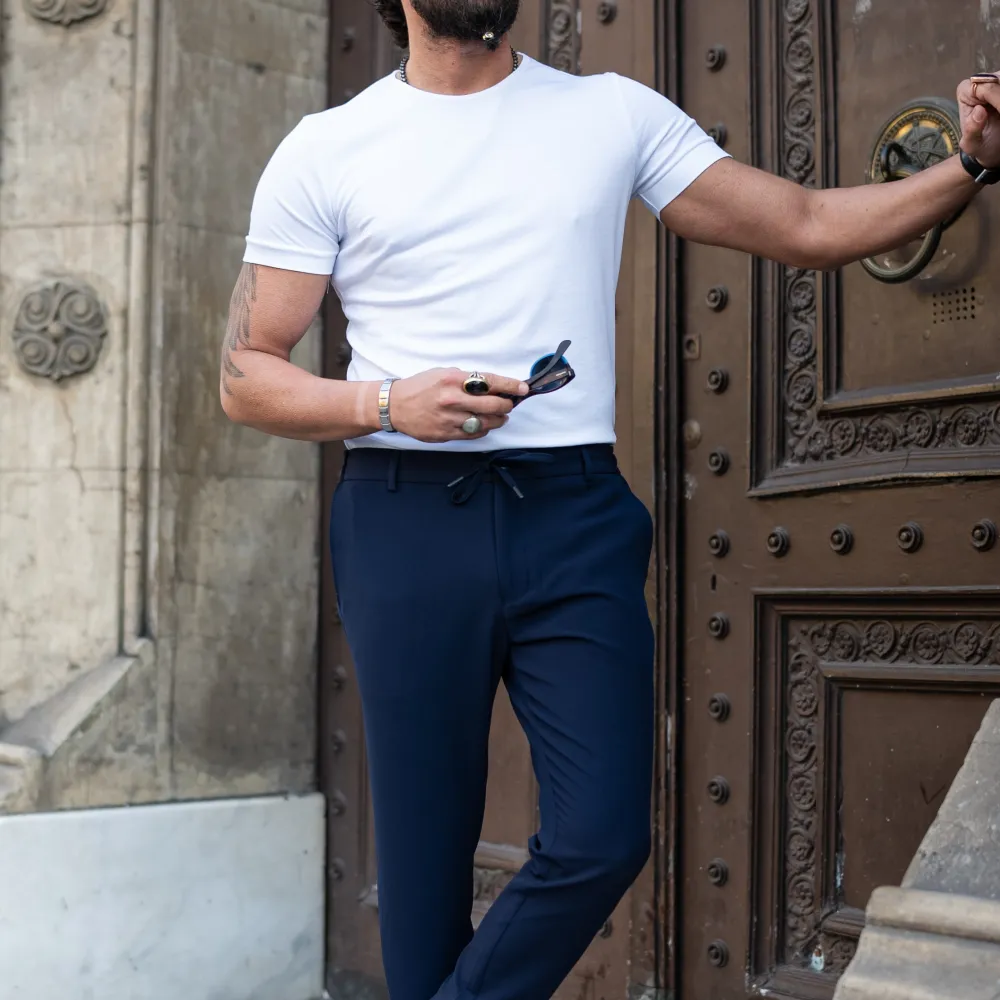 Textured Slim Fit Everyday T-Shirt