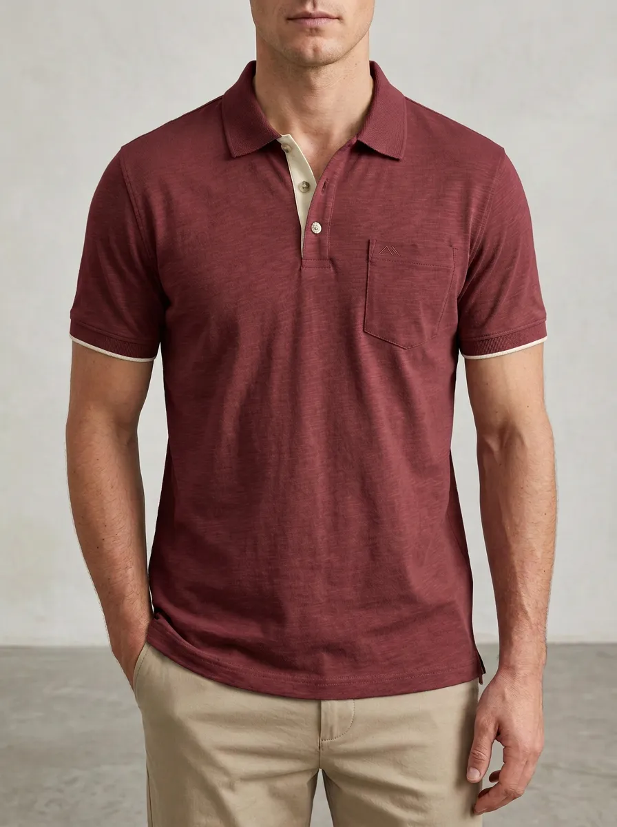 Men's Refined Pocket Polo Shirt