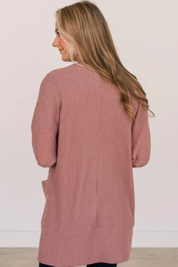 Pocketed Knit Cardigan