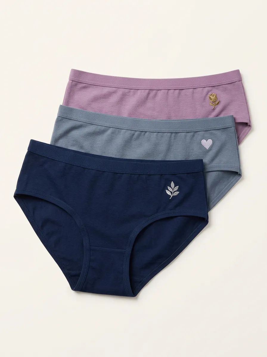 Women's Heart Briefs Three Pack