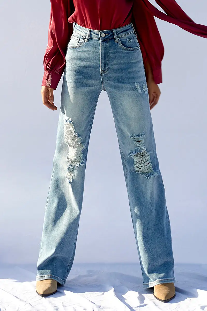 High Rise Dad Jeans