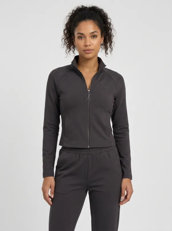 Women's Sage Green Hummingbird Graphic Tracksuit Set
