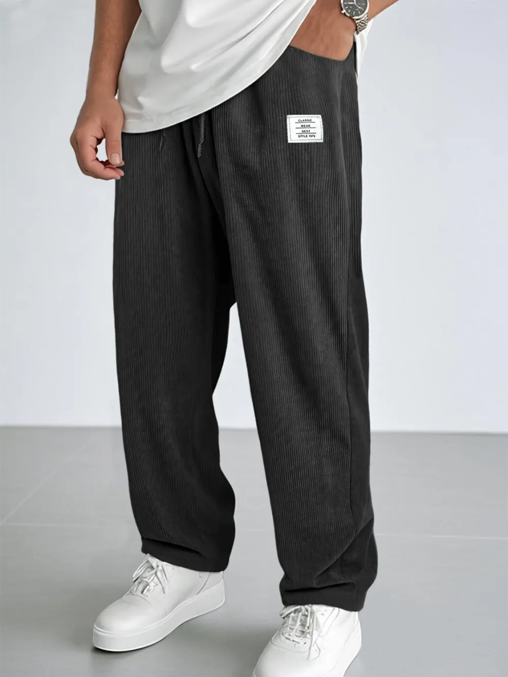 Corduroy Pull On Trousers
