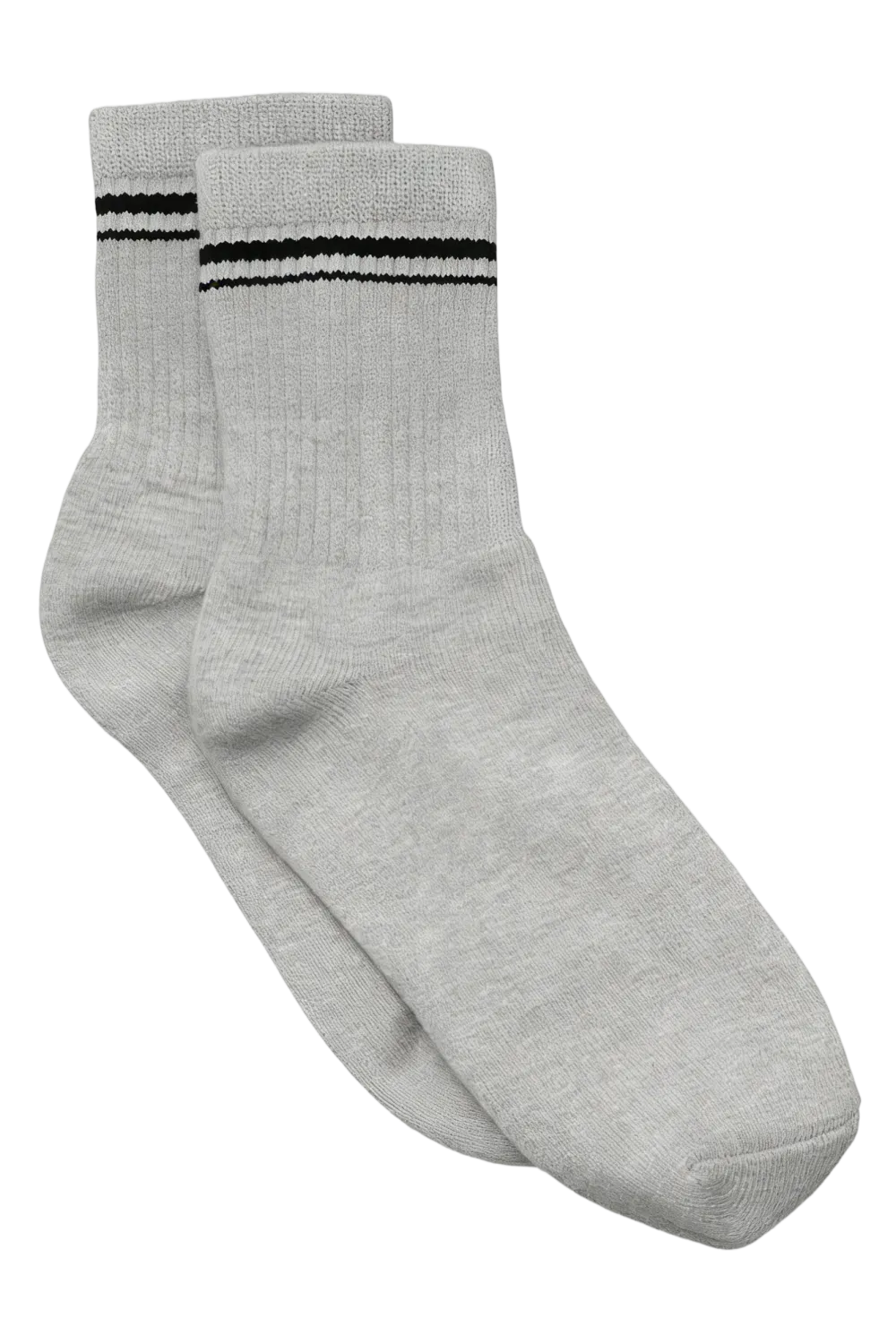 2 PACK Unisex Half-Crew Throwback Sock