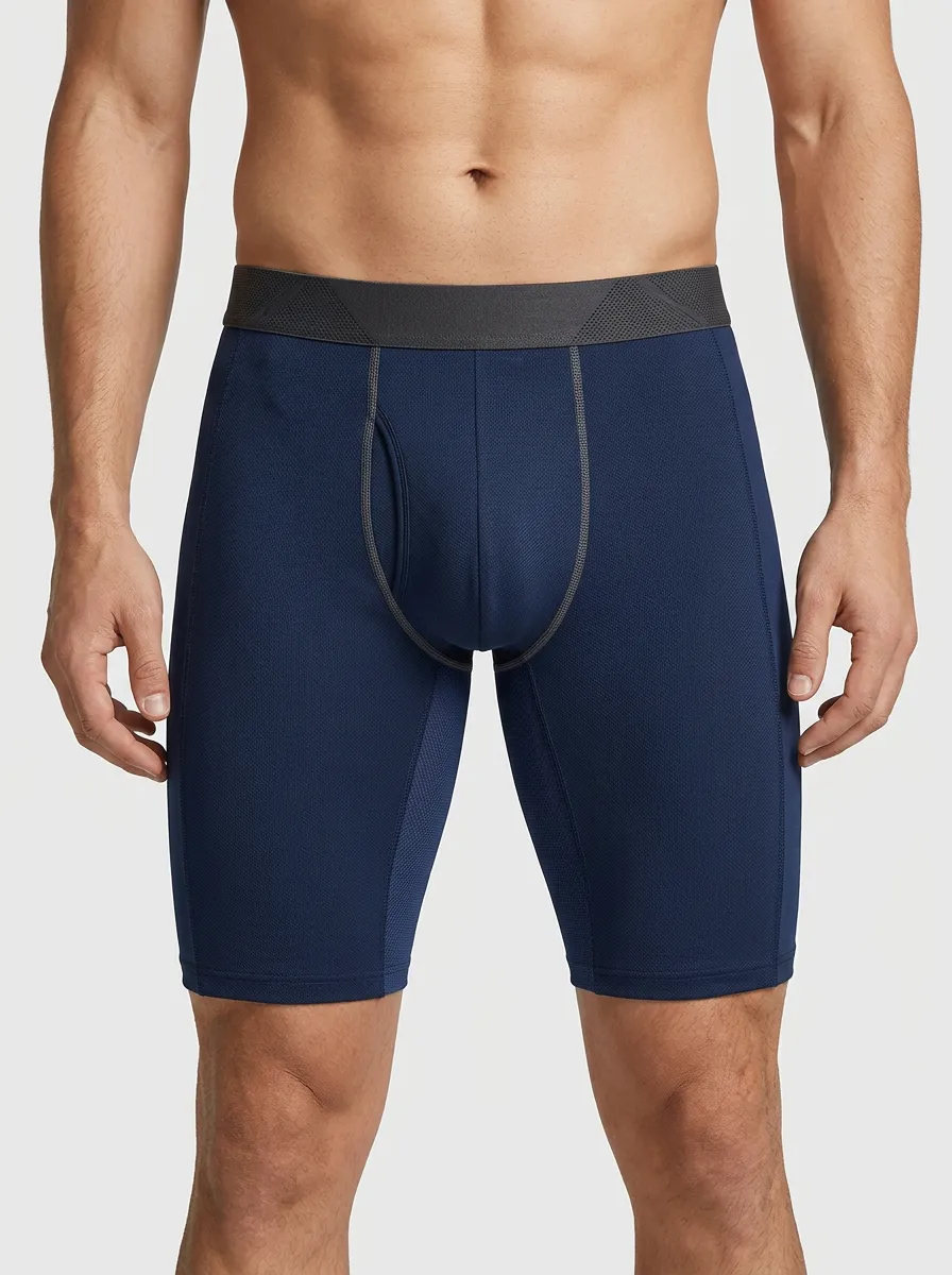 Men's Navy Boxer Briefs