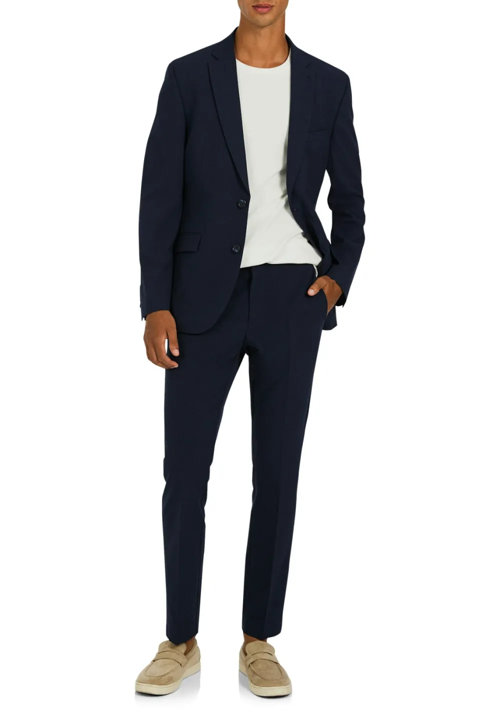 Men's Casual Soft Black Suit