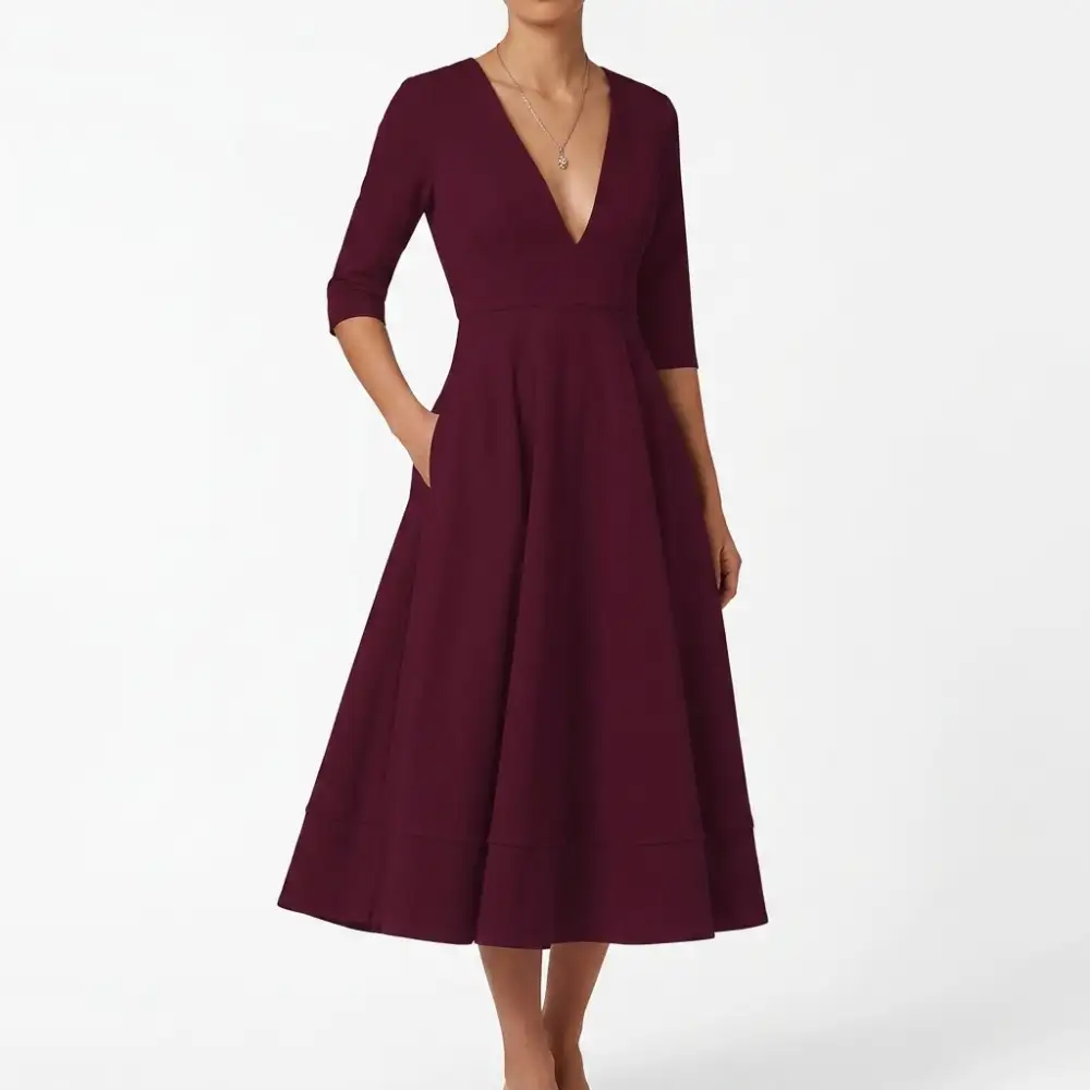Delicate Refined Women's Midi Dress