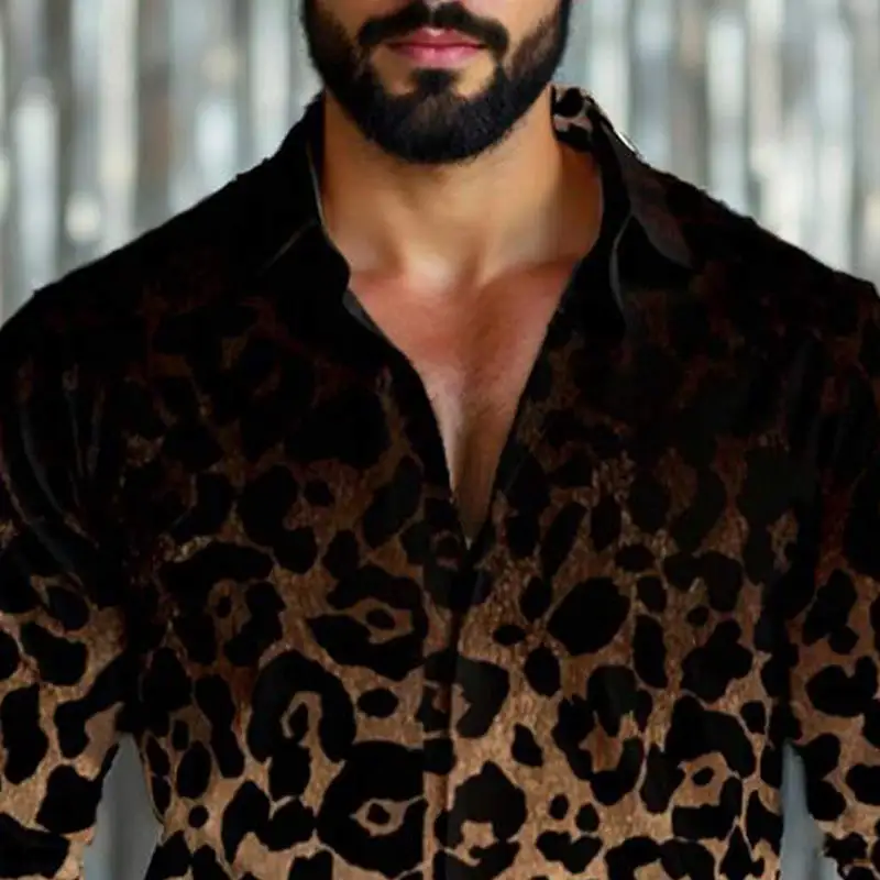 Leopard Print Woven Shirt