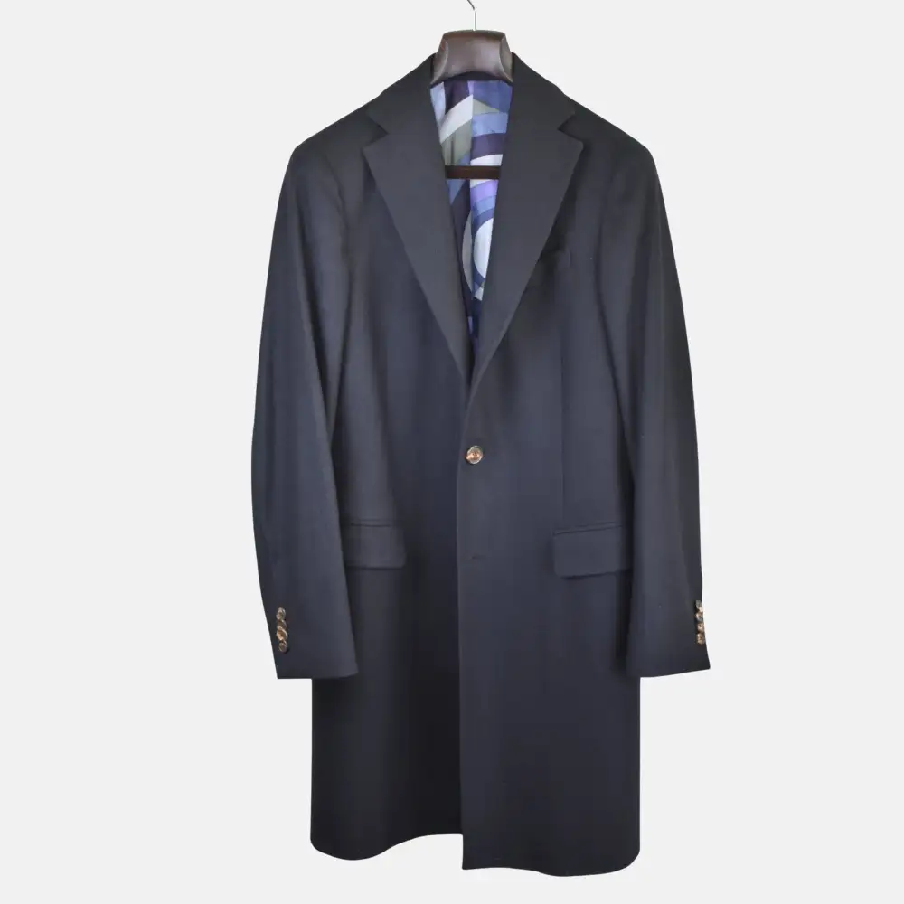 Classic Refined Cashmere Wool Coat
