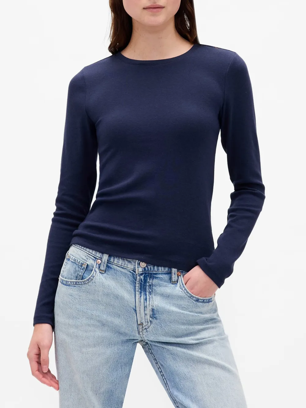 Elastic Long Sleeved T-Shirt