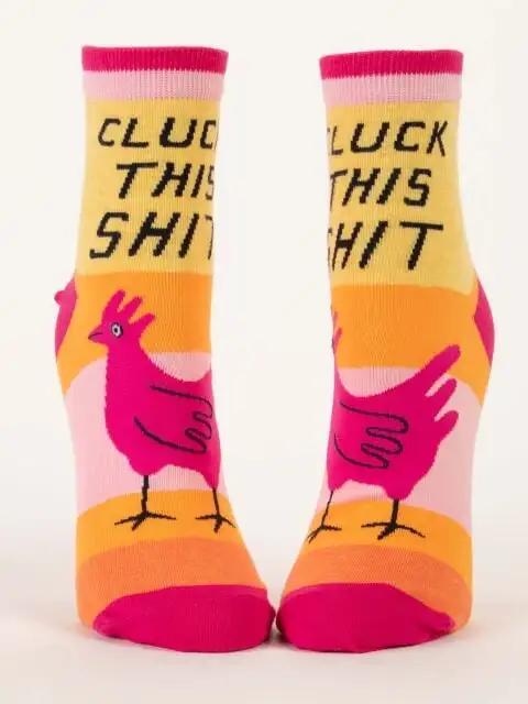 Women's Cluck This Shit Ankle Socks