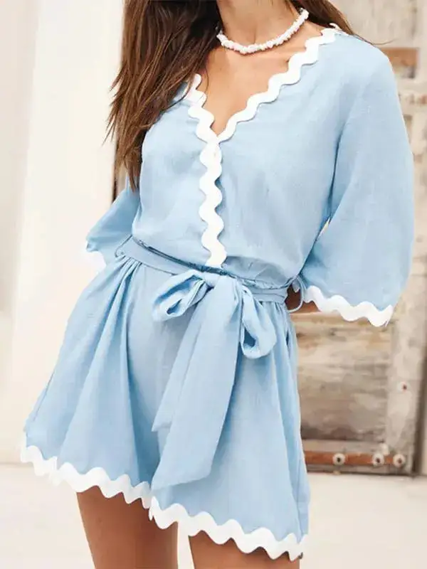 Clean Simple Jumpsuit Shorts