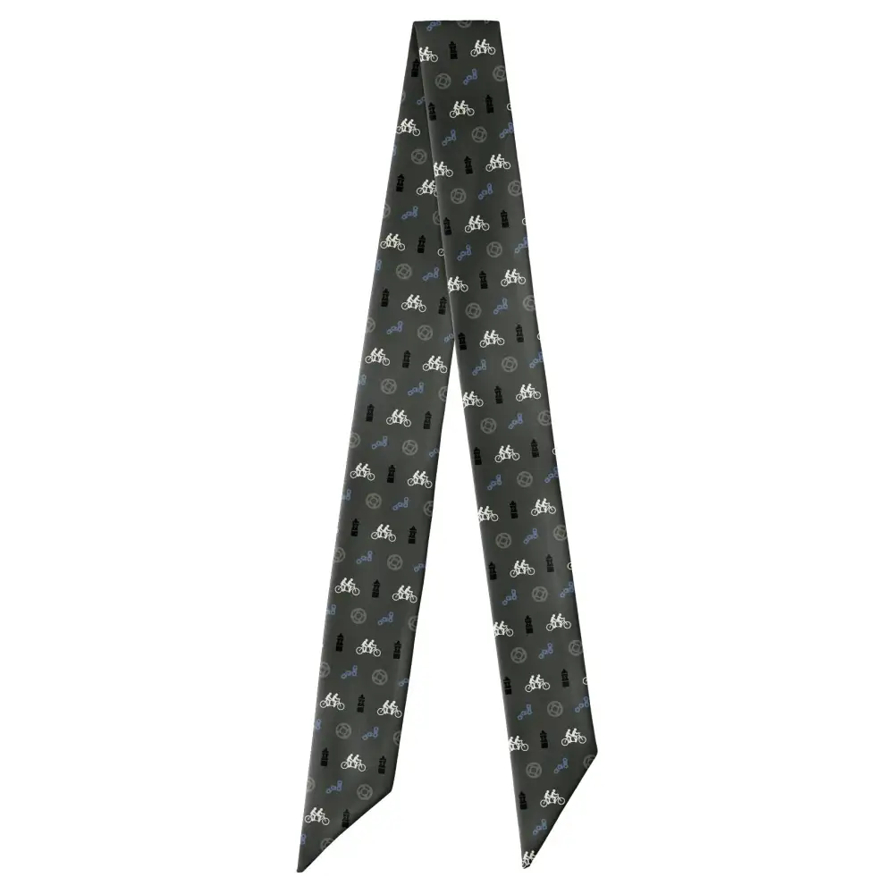 Biking With Friends Design Hair Scarf